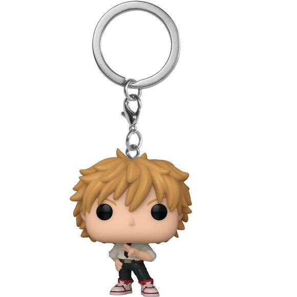 NEW Set 2 Funko Pocket POP Keychain Crunchy Roll Vinyl Chainsaw Man Figure Denji - Picture 2 of 9